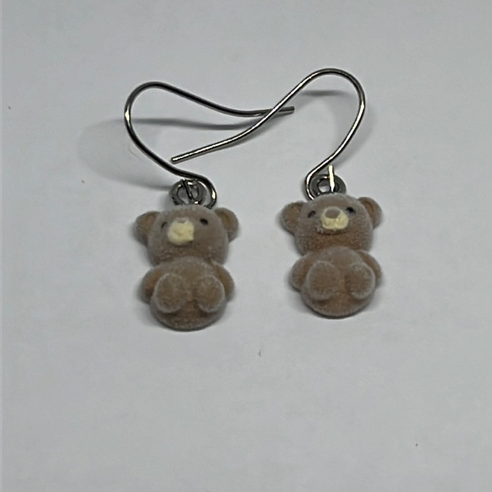 Earrings Teddy Bear‎ Cute Kawaii